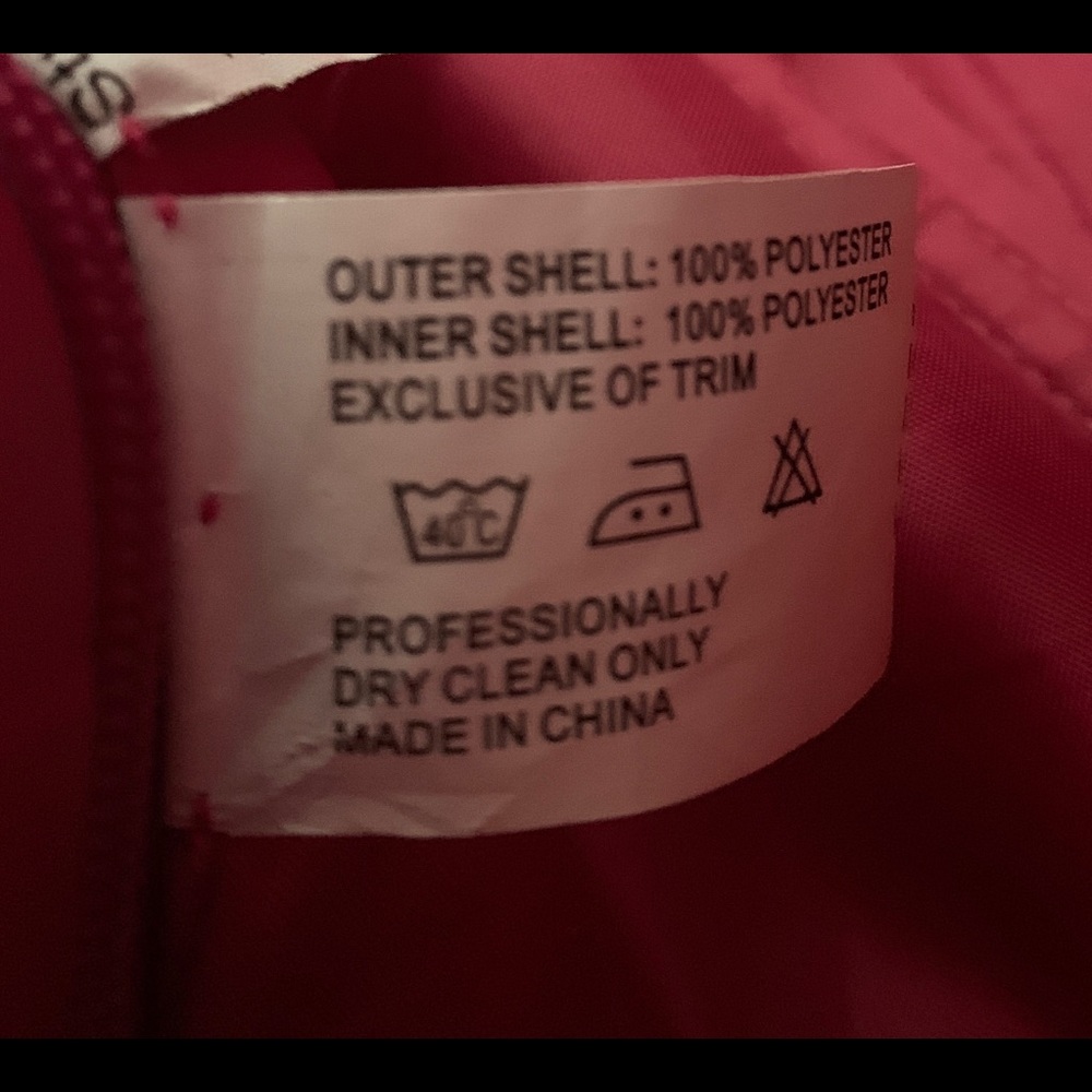 Size 2 STRAPLESS FUSCHIA PINK Night Moves Gown - Picture 8 of 8